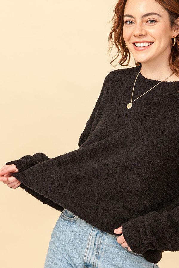 On Repeat Sweater, Black
