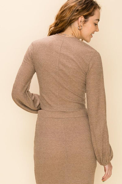 Bishop Ribbed Top